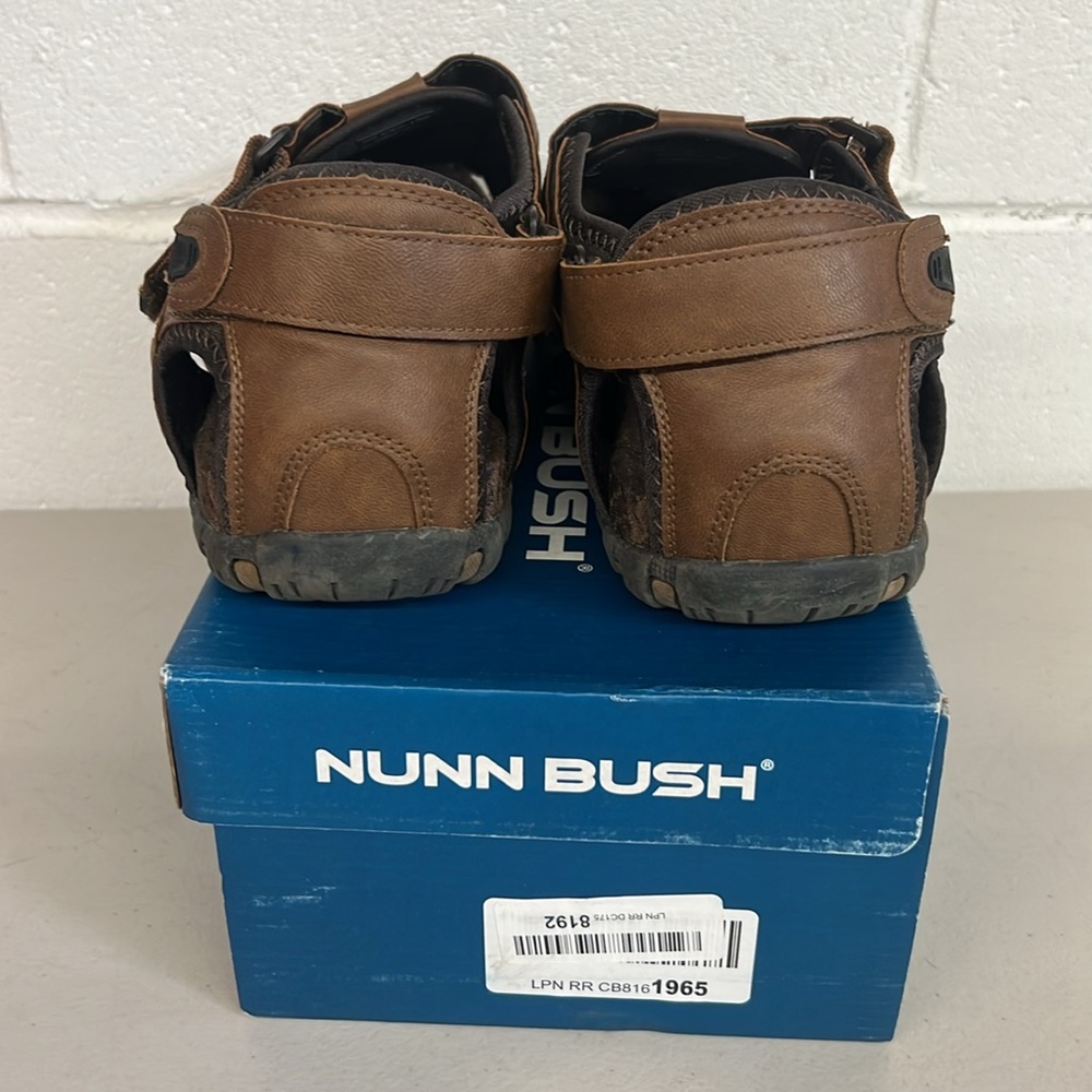 W/ box nunn bush riobravo sandal sz12w tan #84799 leather mens - Picture 4 of 8
